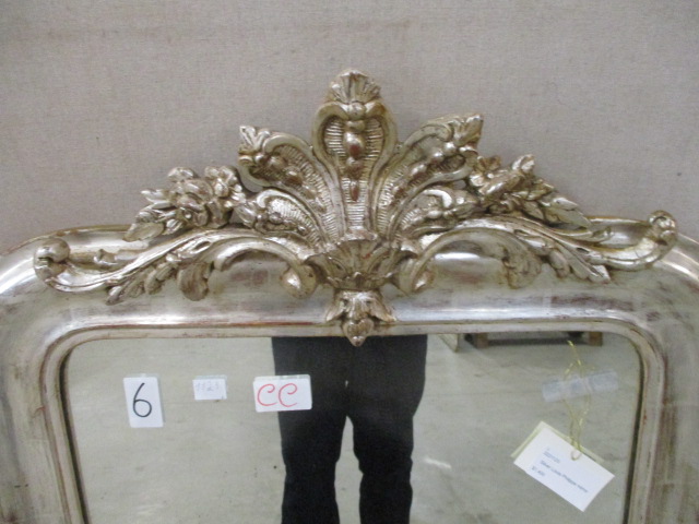 Silver and Gold Louis Philippe Mirror - RF Architectural & Garden Antiques