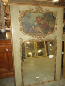 Silver Louis Philippe mirror - Crown and Colony Antiques in Fairhope, AL