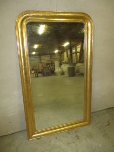 Gold Louis Philippe Mirror - Crown and Colony Antiques in Fairhope, AL