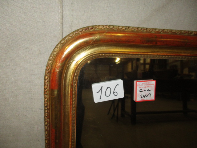 Gold Louis Philippe mirror - Crown and Colony Antiques in Fairhope, AL