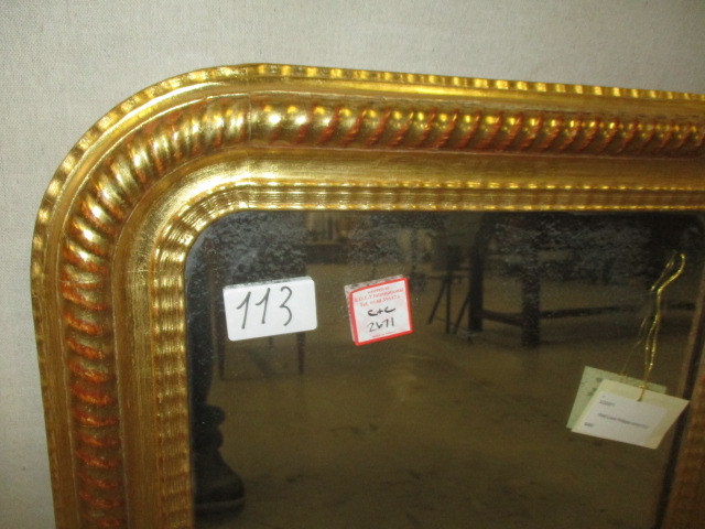 Gold Louis Philippe mirror - Crown and Colony Antiques in Fairhope, AL