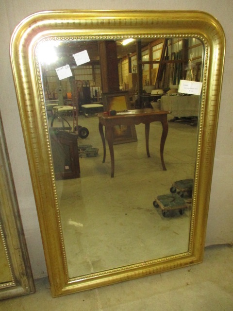 Silver Louis Philippe mirror - Crown and Colony Antiques in Fairhope, AL