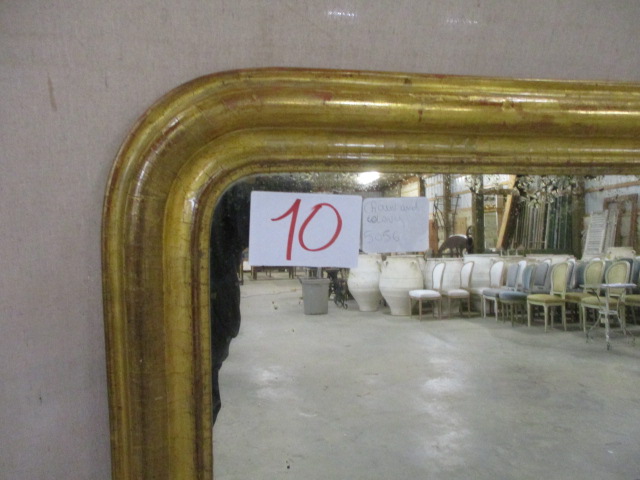 Gold Louis Philippe mirror - Crown and Colony Antiques in Fairhope, AL