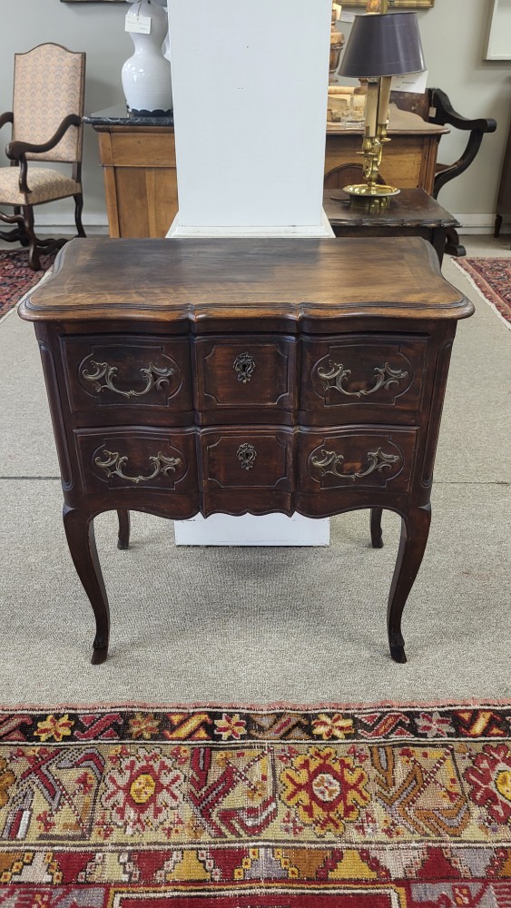 French walnut chest
